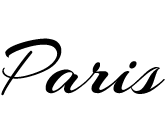 Paris black logo